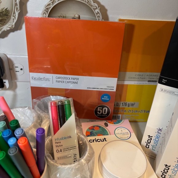 Cricut heat transfer ink, mugs, pens, paper, coasters, rubber sublimation - Picture 6 of 17